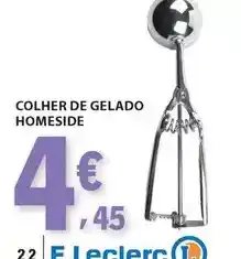 E.Leclerc E.leclerc - colher de gelado promoção