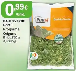 Intermarché CALDO VERDE Por Si promoção