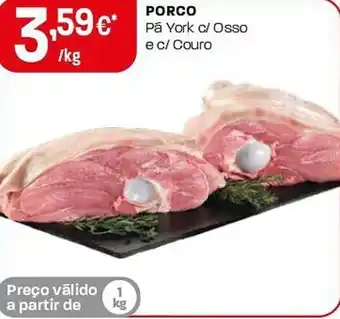 Intermarché PORCO Pá York c/ Osso e c/ Couro promoção