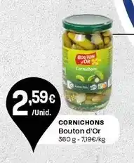 Intermarché Bouton d´or - cornichons promoção