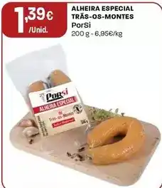 Intermarché Porsi - alheira especial tras-os-montes promoção