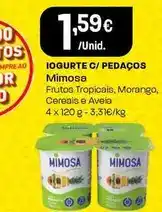 Intermarché Mimosa - iogurte c/pedaços promoção