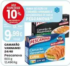 Intermarché Pescanova - camarão vannamei 24/40 promoção