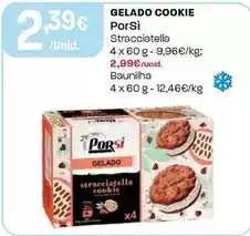 Intermarché Porsi - gelado cookie promoção