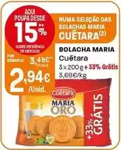 Intermarché Cuétara - bolacha maria promoção