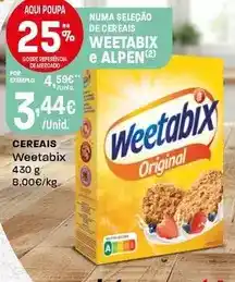 Intermarché Weetabix - cereais promoção