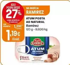 Intermarché Ramirez - atum posta ao natural promoção