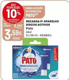 Intermarché Pato - recarga p/ parelho discos activos promoção