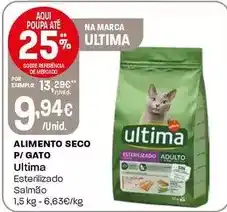 Intermarché Ultima - alimento seco p/ gato promoção