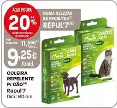 Intermarché Repul'7 - coleira repelente p/cão promoção