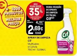 Intermarché Cif - spray de lmpeza promoção