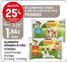 Intermarché Friskies - alimento humido p/ cao promoção