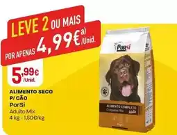 Intermarché Porsi - alimento seco p/cao promoção