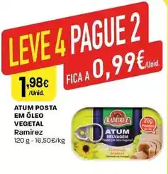 Intermarché Ramirez - atum posta em oleo vegetal promoção