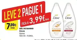 Intermarché Dove - gel de banho promoção