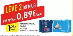 Intermarché Dodot - toalhitas azul promoção