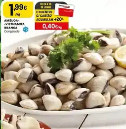 Intermarché Améijoa-vietnamita branca promoção