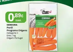 Intermarché Porsi - cenoura promoção