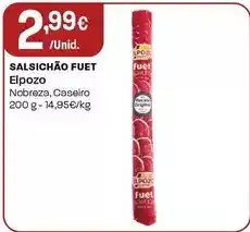 Intermarché Elpozo - salsichão fuet promoção