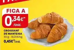 Intermarché Croissant de manteiga promoção