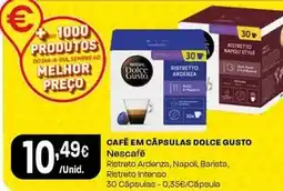 Intermarché Nescafé - café em cápsulas dolce gusto promoção