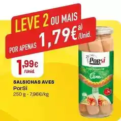 Intermarché Porsi - salsichas aves promoção