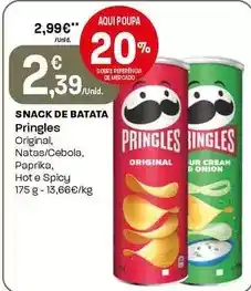 Intermarché Pringles - snack de batata promoção