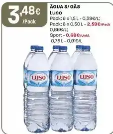 Intermarché Luso - água s/gas promoção