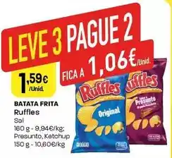 Intermarché Ruffles - batata frita promoção