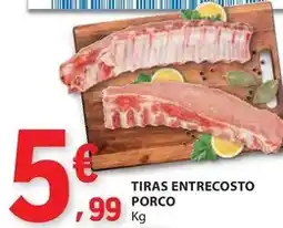 E.Leclerc Tiras entrecosto porco promoção
