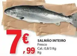 E.Leclerc Salmão inteiro promoção