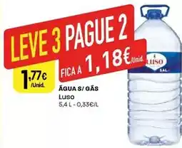 Intermarché Luso - água s/ gas promoção