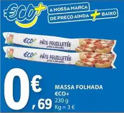 E.Leclerc €co+ - massa folhada promoção
