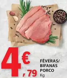E.Leclerc Fèveras/bifanas porco promoção