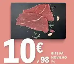 E.Leclerc Bife pó novilho promoção