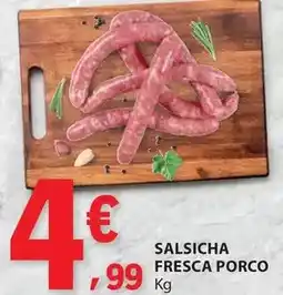 E.Leclerc Salsicha fresca porco promoção