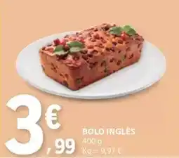 E.Leclerc Bolo inglés promoção