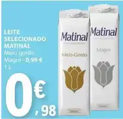 E.Leclerc Matinal - leite selecionado promoção