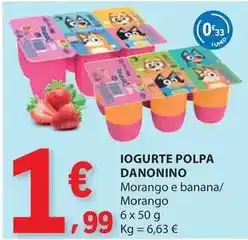 E.Leclerc Danonino - iogurte polpa promoção