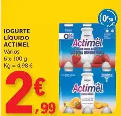 E.Leclerc Danone - iogurte liquido actimel promoção
