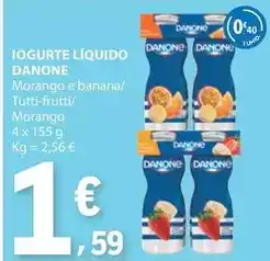 E.Leclerc Danone - iogurte liquido promoção