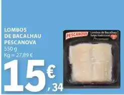 E.Leclerc Pescanova - lombos de bacalhau promoção