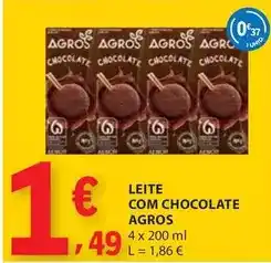 E.Leclerc Agros - leite com chocolate promoção