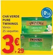 E.Leclerc Twinings - chá verde pure promoção