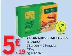 E.Leclerc Izidoro - vegan mix veggie lovers promoção