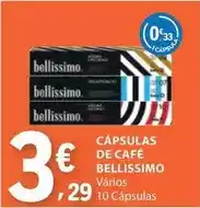 E.Leclerc Bellissimo - cápsulas de café promoção