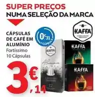 E.Leclerc Kaffa - capsulas de cafe em aluminio promoção
