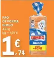 E.Leclerc Bimbo - pão de forma promoção