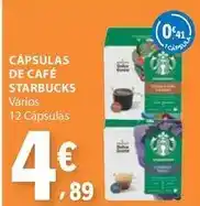 E.Leclerc Starbucks - cápsulas de café promoção