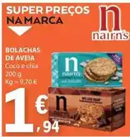 E.Leclerc Bolachas de aveia promoção